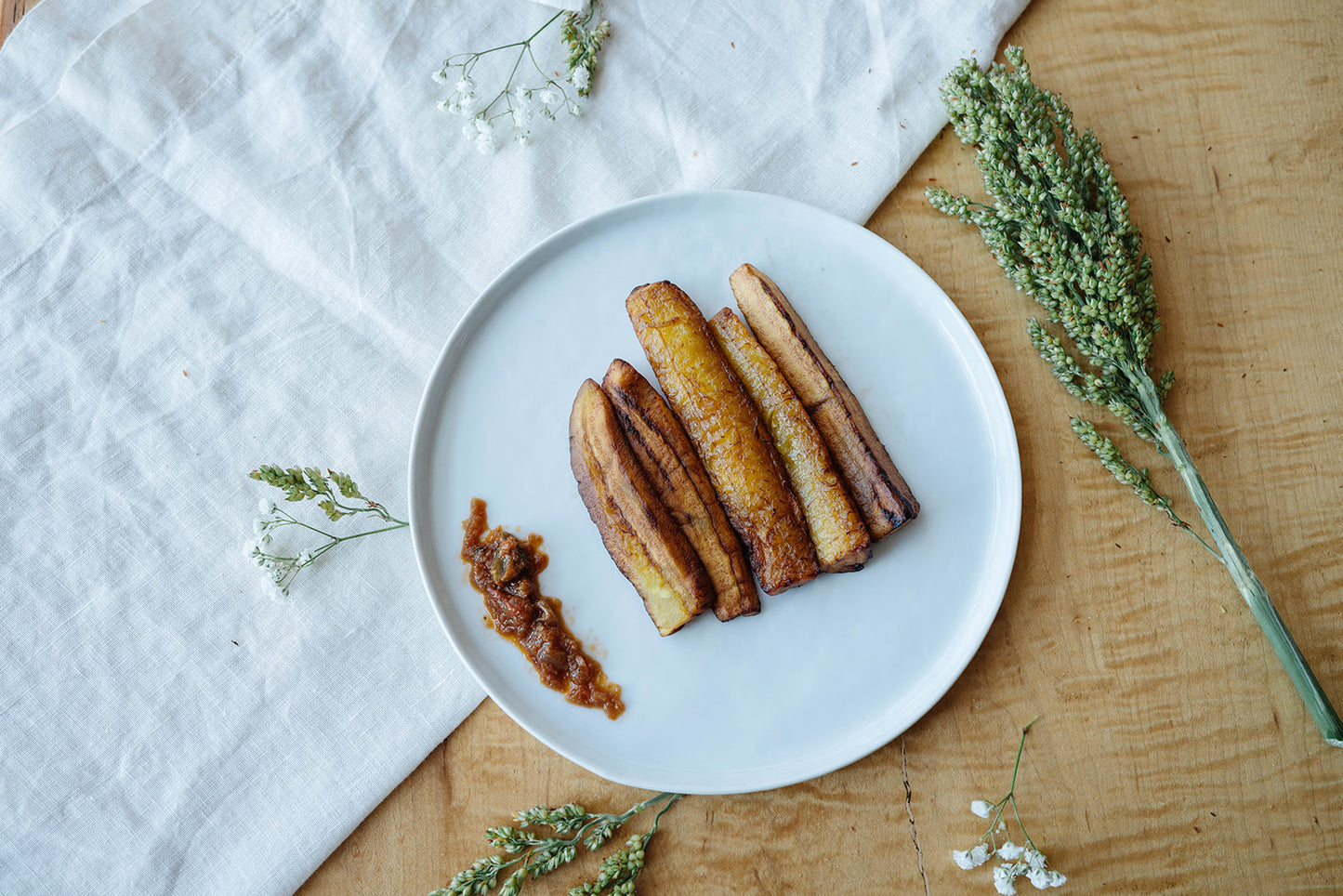 Six Fried Plantains