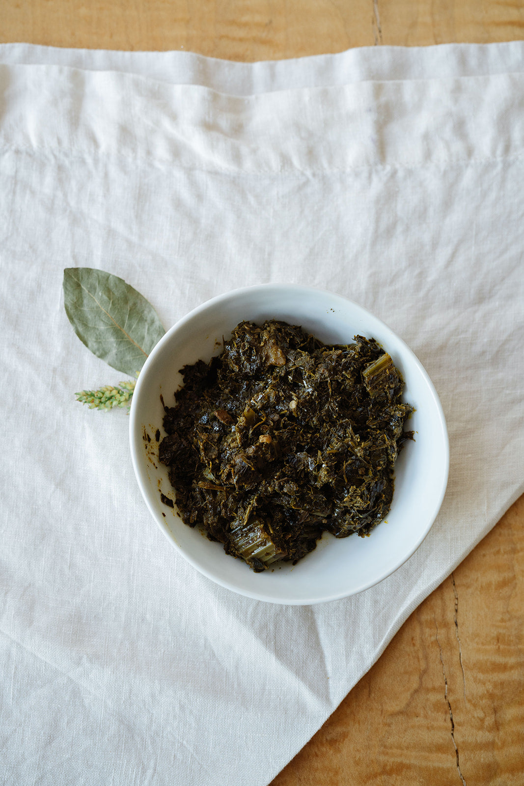 Sombe - Cassava leaves soup